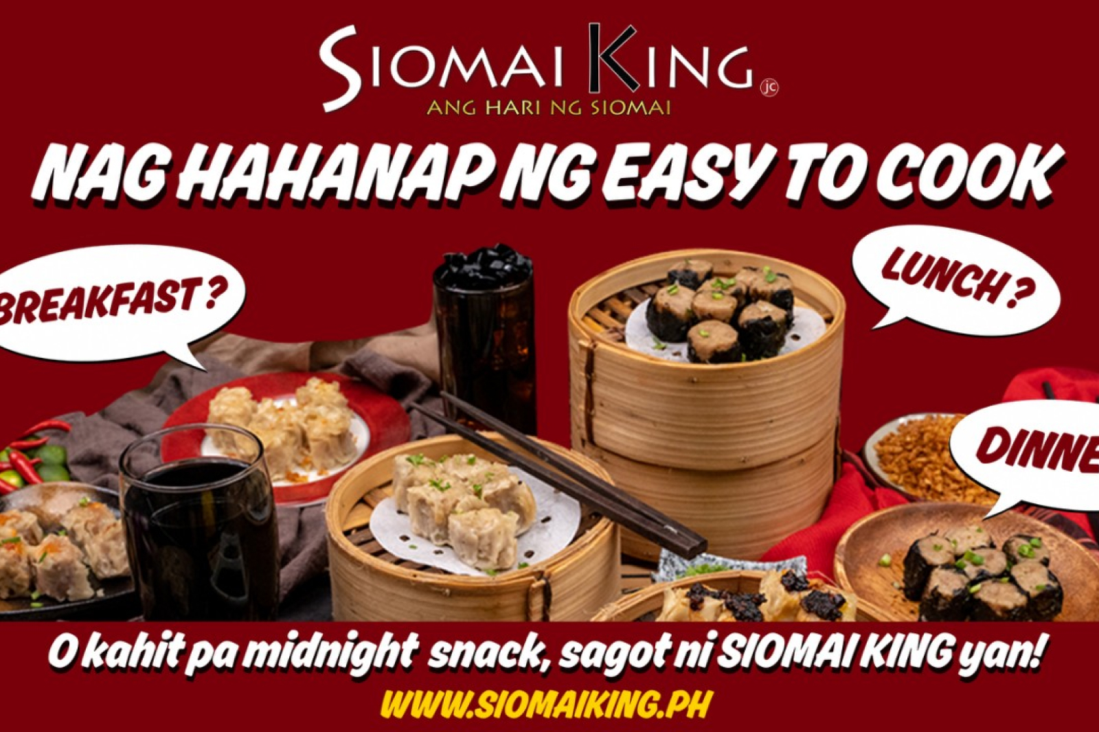 Siomai King: Walang Umay Sa Paborito Kong Siomai, Siomai King!